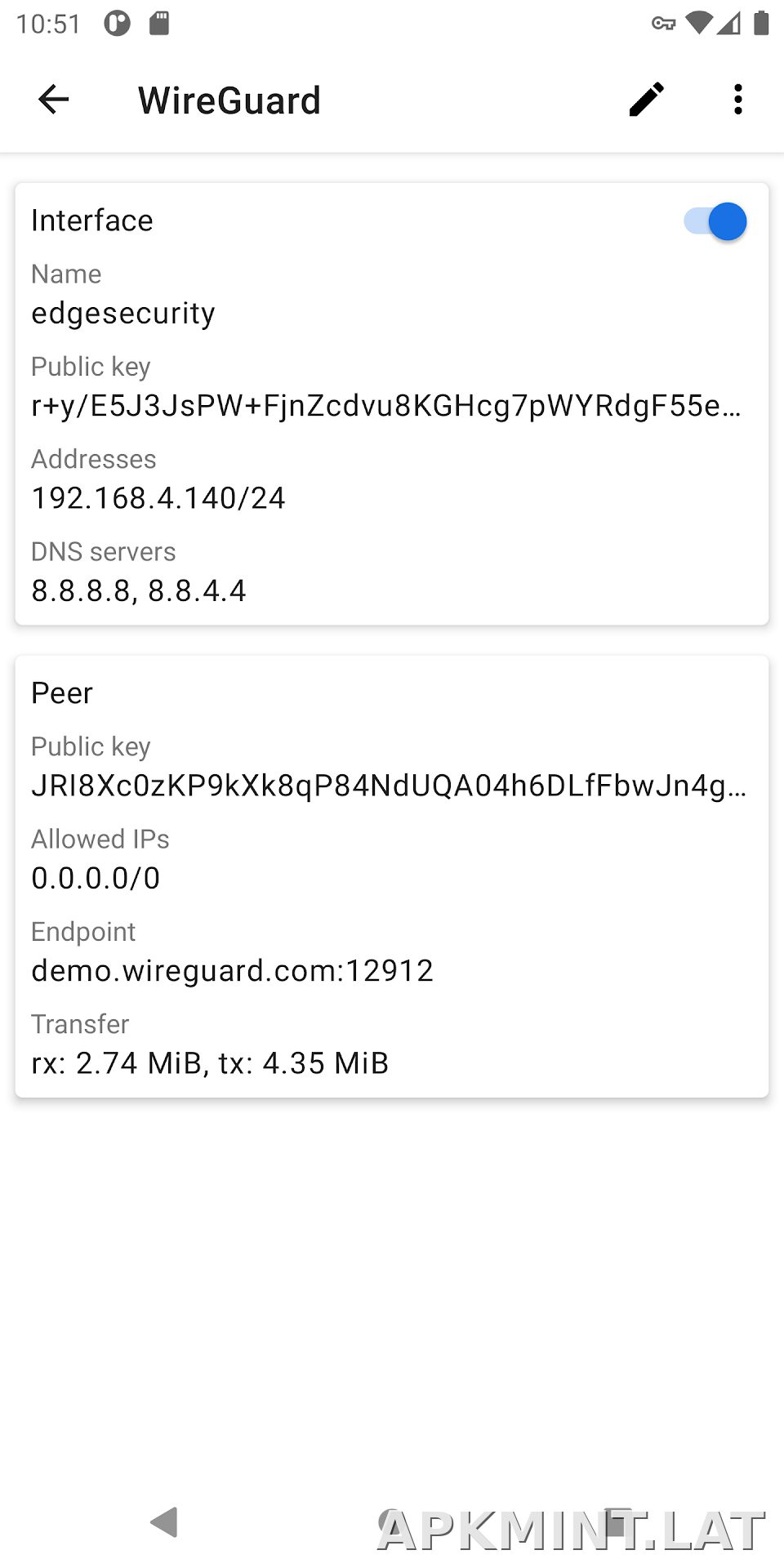 WireGuard скриншот 2